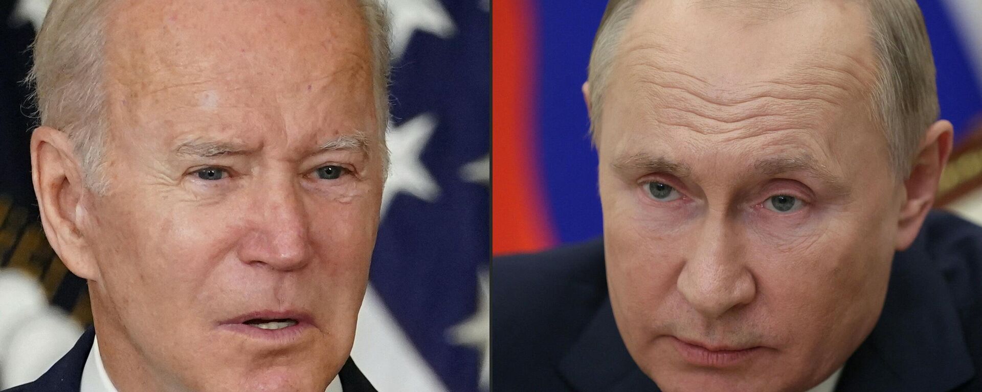 Los presidentes de Rusia y EEUU, Vladímir Putin y Joe Biden - Sputnik Mundo, 1920, 30.12.2021