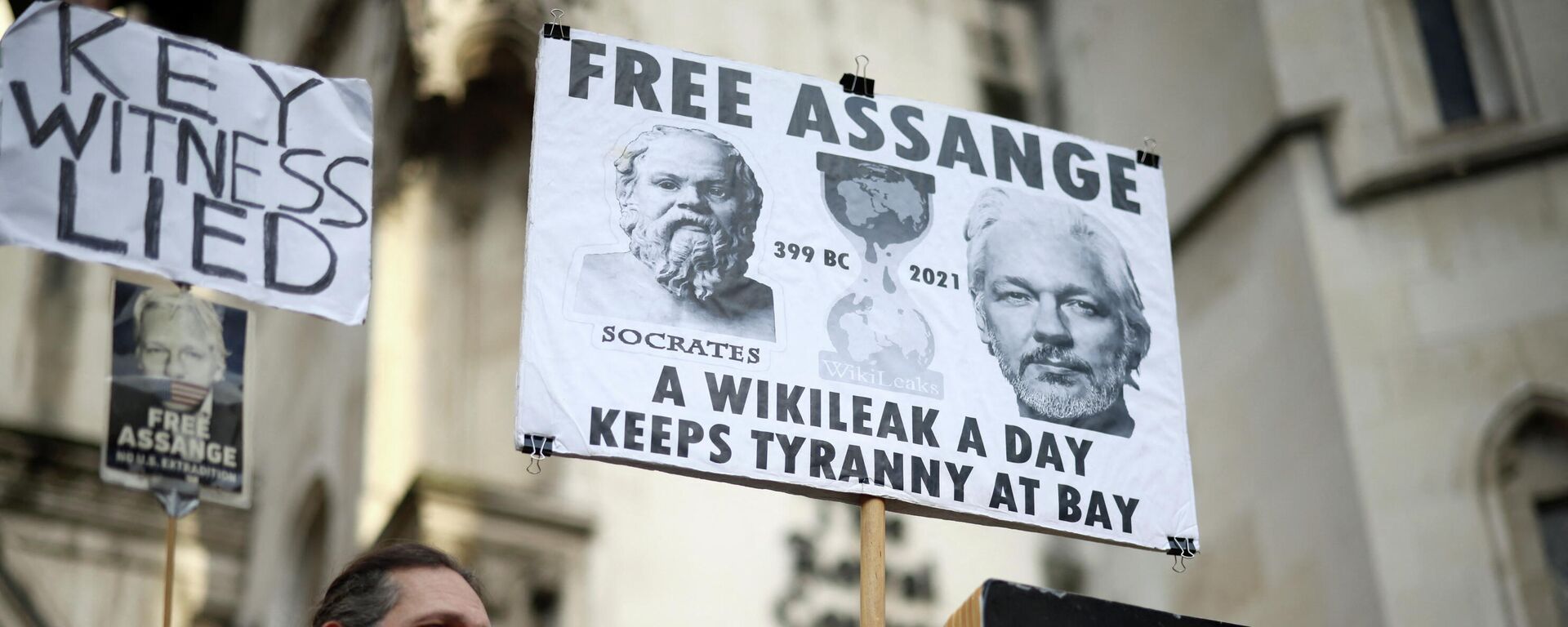 Activistas apoyan a Julian Assange - Sputnik Mundo, 1920, 11.12.2021