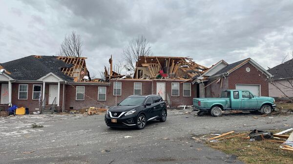 Las consecuencias del tornado en Kentucky, EEUU - Sputnik Mundo