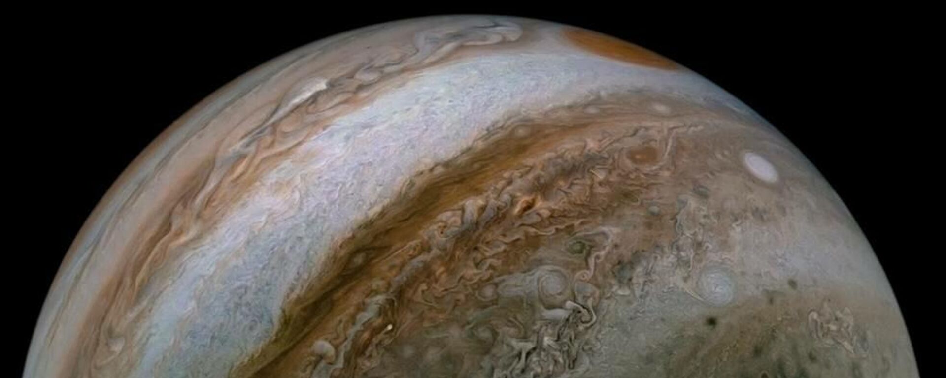 El planeta Júpiter en imagen de la NASA. - Sputnik Mundo, 1920, 13.12.2021