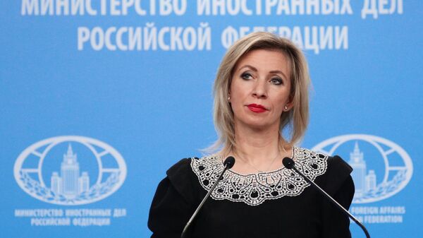 María Zajárova, portavoz del Ministerio de Exteriores de Rusia  - Sputnik Mundo