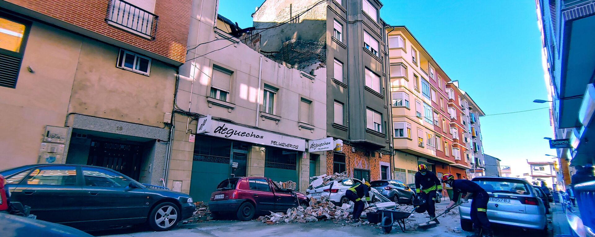 Explosión de una vivienda en Ponferrada, en la provincia de León, en el norte de España. - Sputnik Mundo, 1920, 13.01.2022