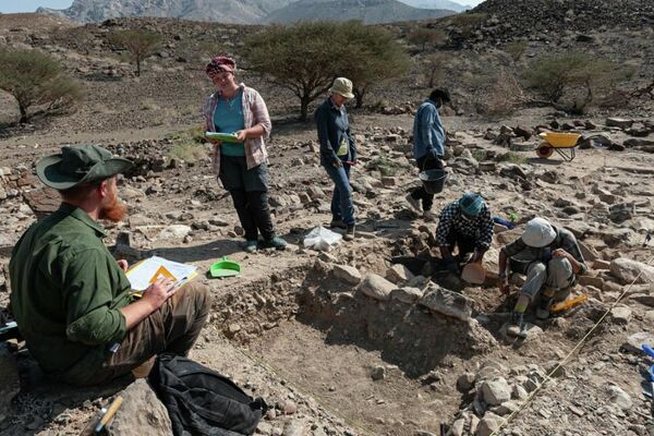 Las excavaciones arqueológicas dónde encontraron el tablero de piedra - Sputnik Mundo