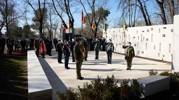 Homenaje a los 62 militares fallecidos en el accidente aéreo del YAK-42. Madrid, 14 de enero de 2021 - Sputnik Mundo