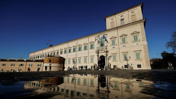 El palacio presidencial del Quirinal, en Roma - Sputnik Mundo