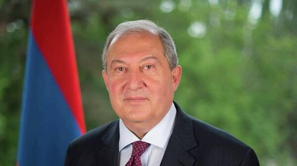 Armén Sarkisián, presidente de Armenia - Sputnik Mundo