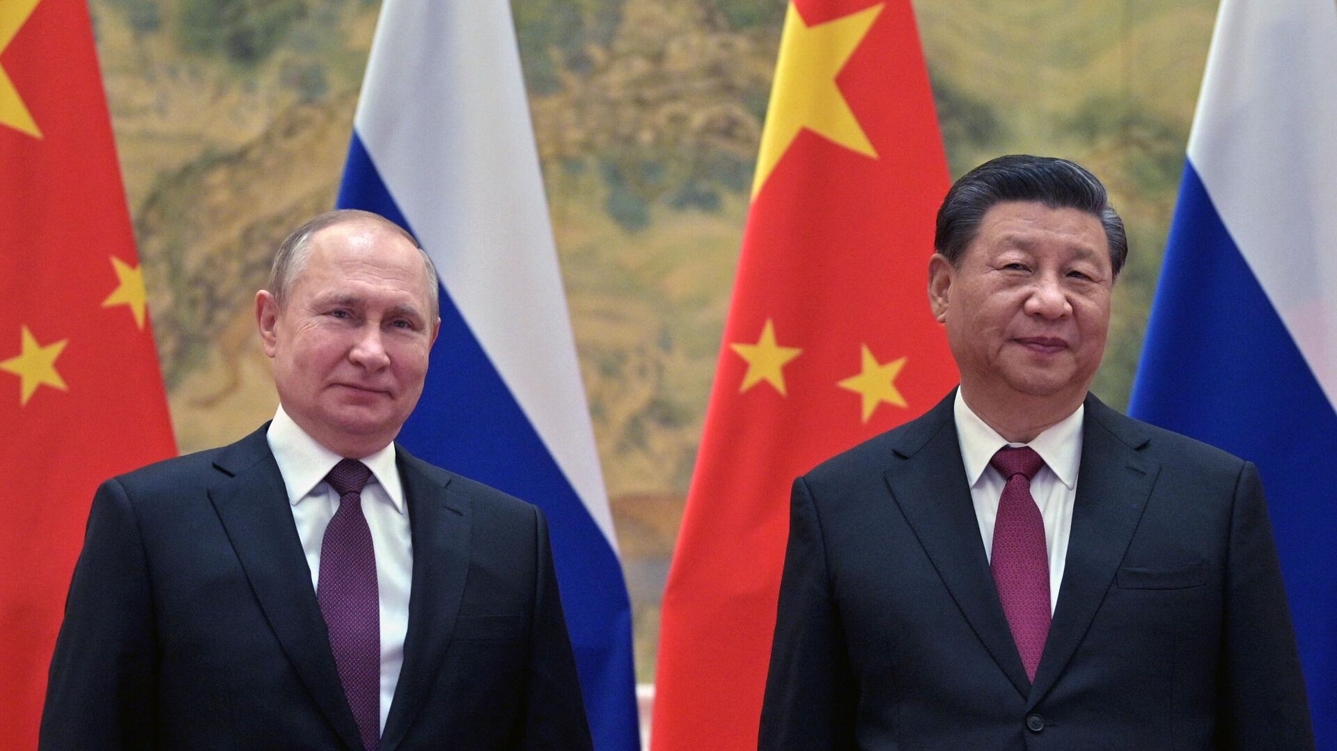 El presidente de Rusia, Vladímir Putin, llegó a Pekín para reunirse con su homólogo chino, Xi Jinping - Sputnik Mundo, 1920, 23.03.2023