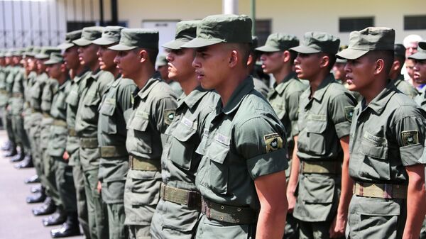 Militares de Nicaragua - Sputnik Mundo