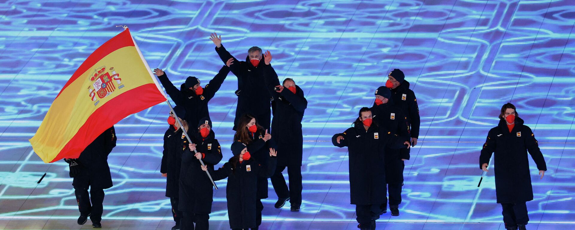 Los atletas españoles desfilan durante la ceremonia de apertura de los JJOO de Invierno en Pekín, China, el 4 de febrero de 2022 - Sputnik Mundo, 1920, 09.02.2022