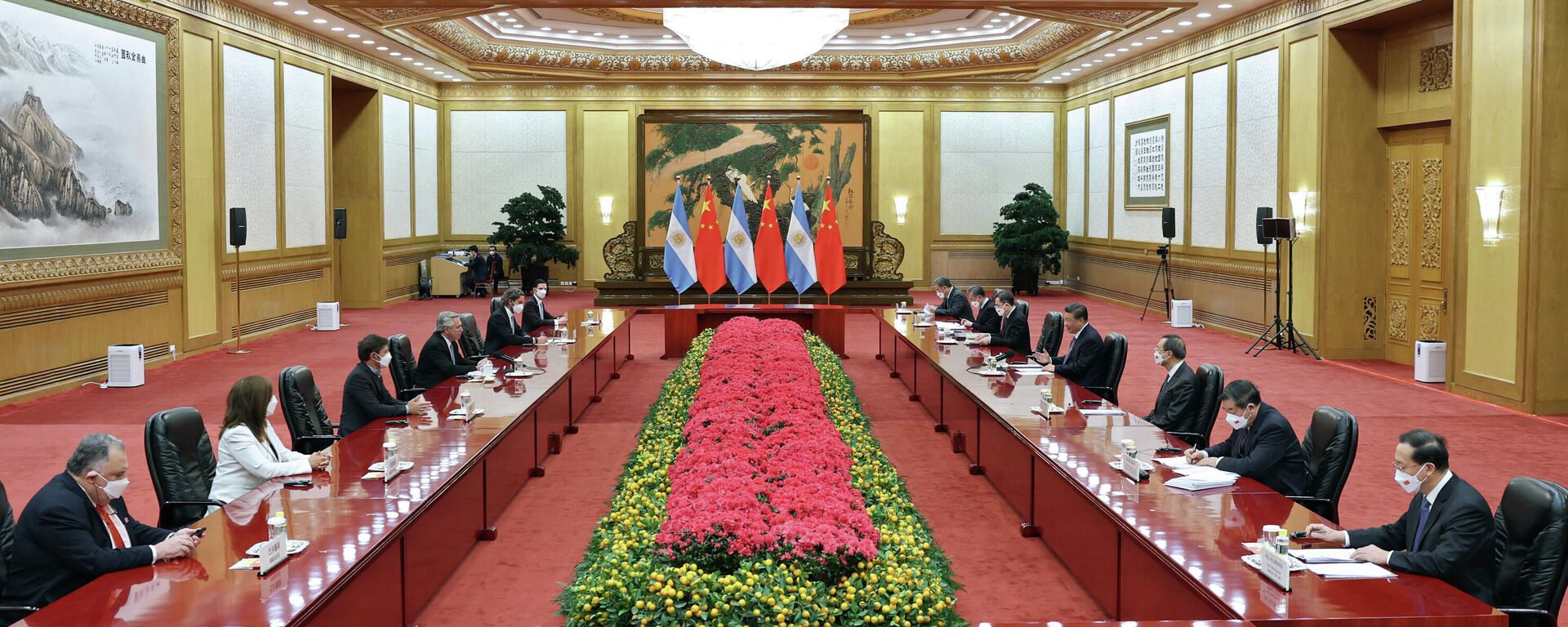 Reunión entre el presidente argentino Alberto Fernández y su homólogo chino Xi Jinping  - Sputnik Mundo, 1920, 11.02.2022