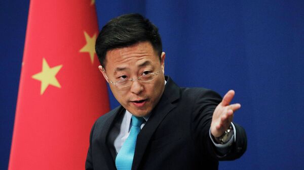 Zhao Lijian, portavoz del Ministerio de Asuntos Exteriores de China - Sputnik Mundo