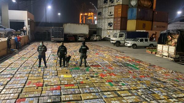 La Policía de Ecuador decomisa 7 toneladas de cocaína - Sputnik Mundo