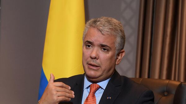 Iván Duque, el presidente de Colombia  - Sputnik Mundo