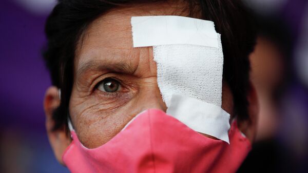 Las protestas contra los feminicidios en Argentina - Sputnik Mundo