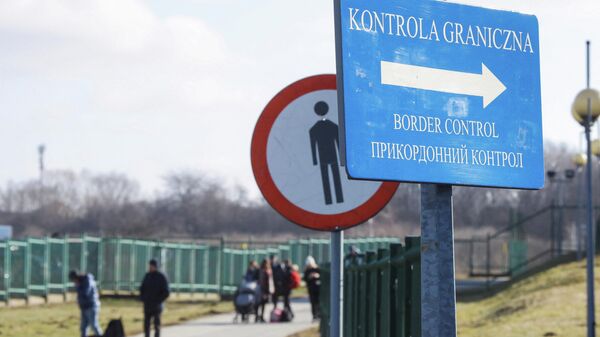 La frontera entre Polonia y Ucrania - Sputnik Mundo