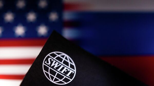 Logo del sistema SWIFT - Sputnik Mundo