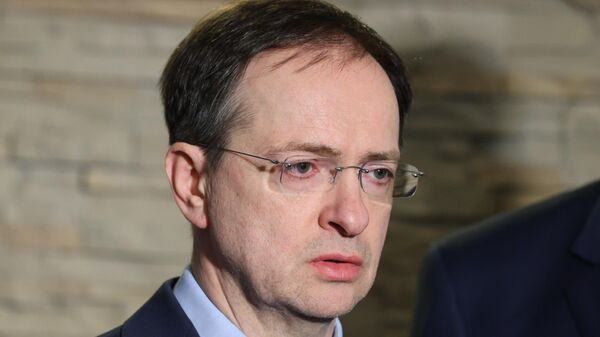 Vladímir Medinski, asesor del presidente ruso y jefe de la delegación de Rusia en las negociaciones con Ucrania,  - Sputnik Mundo