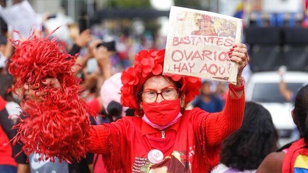 Marcha antiimperialista en Caracas por el Día Internacional de la Mujer - Sputnik Mundo