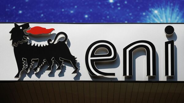 El logo de la empresa energética italiana Eni - Sputnik Mundo