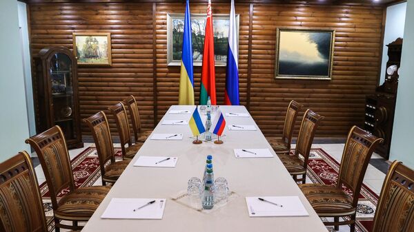 Negociaciones ruso-ucranianas en Bielorrusia - Sputnik Mundo