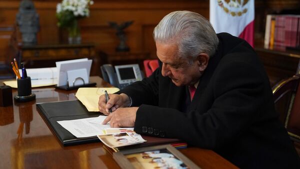 Andrés Manuel López Obrador, el presidente de México  - Sputnik Mundo