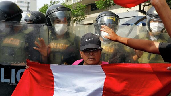 Protestas en Perú - Sputnik Mundo