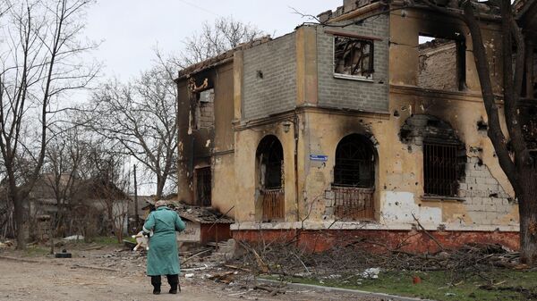 La situación en la ciudad de Mariúpol, Donetsk (archivo) - Sputnik Mundo