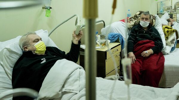 Un hospital ucraniano durante la pandemia, foto de archivo - Sputnik Mundo