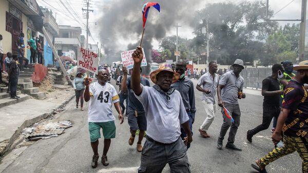 Las protestas en Haití - Sputnik Mundo
