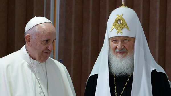  El papa Francisco y el patriarca Kiril - Sputnik Mundo