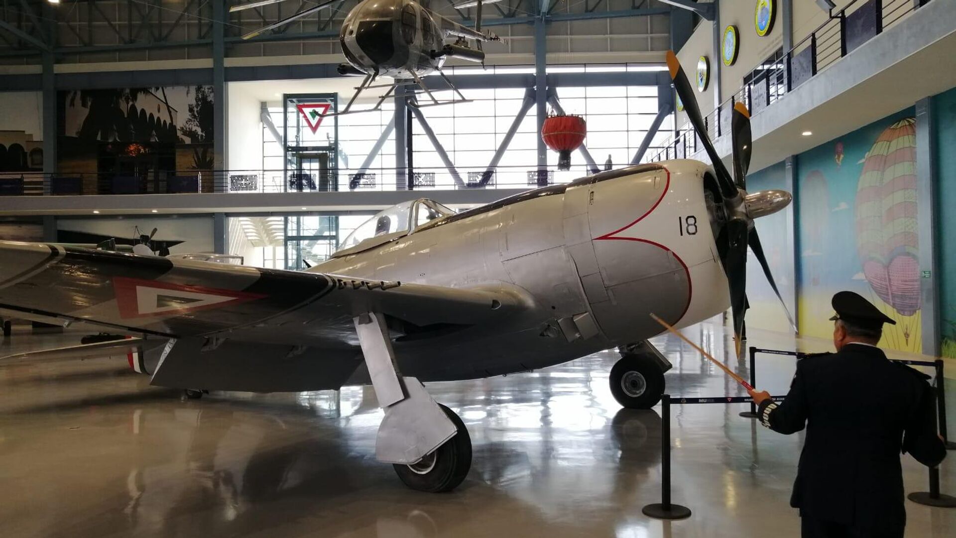 Un P47-D Thunderbolt original, propio de la época del Escuadrón 201. - Sputnik Mundo, 1920, 09.05.2022
