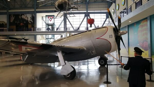 Un P47-D Thunderbolt original, propio de la época del Escuadrón 201. - Sputnik Mundo