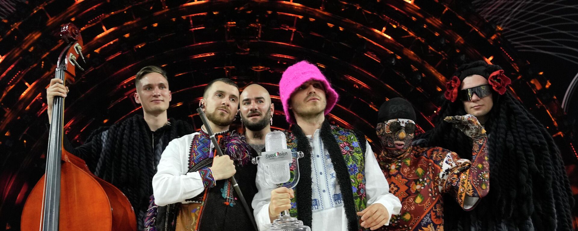 La banda ucraniana Kalush Orchestra ganó el festival de Eurovisión 2022 - Sputnik Mundo, 1920, 15.05.2022