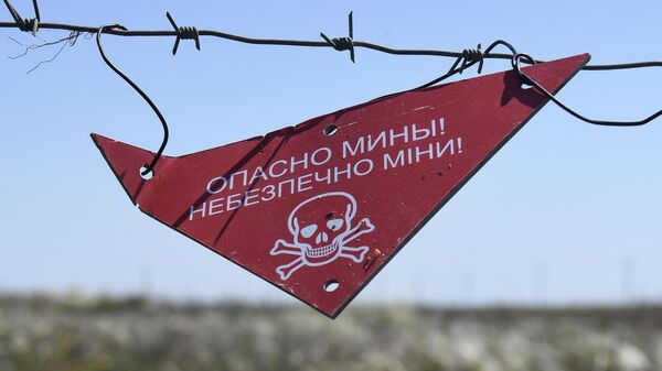 Campo minado en Ucrania - Sputnik Mundo