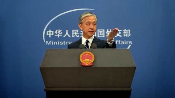 Wang Wenbin, el portavoz del Ministerio de Exteriores chino - Sputnik Mundo