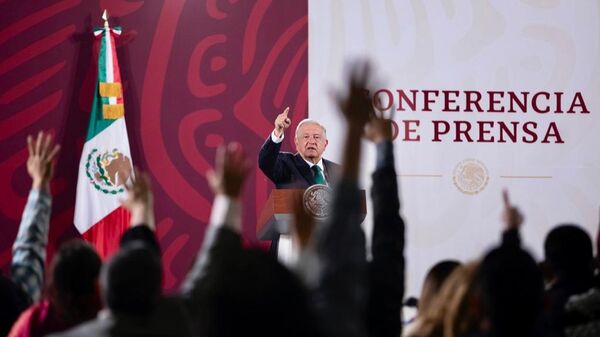 El presidente de México, Andrés Manuel López Obrador - Sputnik Mundo