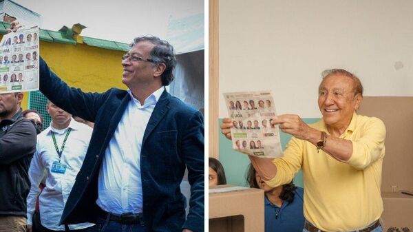Petro y Hernández, los candidatos que irán a la segunda vuelta - Sputnik Mundo