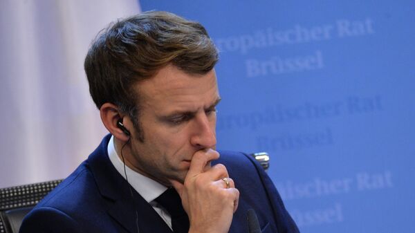 Emmanuel Macron, el presidente de Francia - Sputnik Mundo
