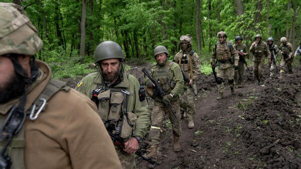 Militares ucranianos, foto de archivo - Sputnik Mundo