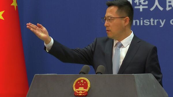 Zhao Lijian, el portavoz de la Cancillería china - Sputnik Mundo