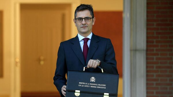 Félix Bolaños, el ministro de la Presidencia de España - Sputnik Mundo