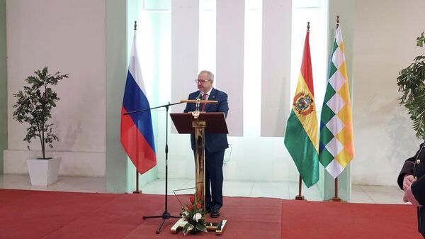 Mijaíl Ledeniov, embajador ruso en Bolivia - Sputnik Mundo