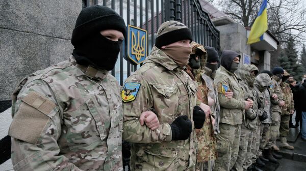 El batallón ucraniano Aidar - Sputnik Mundo