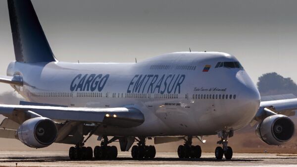 Avión de la aerolínea Emtrasur venezolano retenido en Argentina - Sputnik Mundo