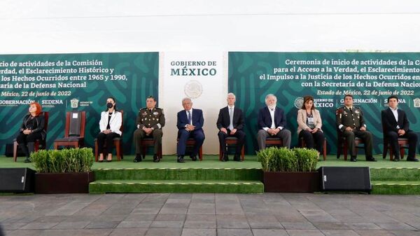Ceremonia del inicio de actividades de la Comisión de Acceso a la Verdad y Justicia de México - Sputnik Mundo