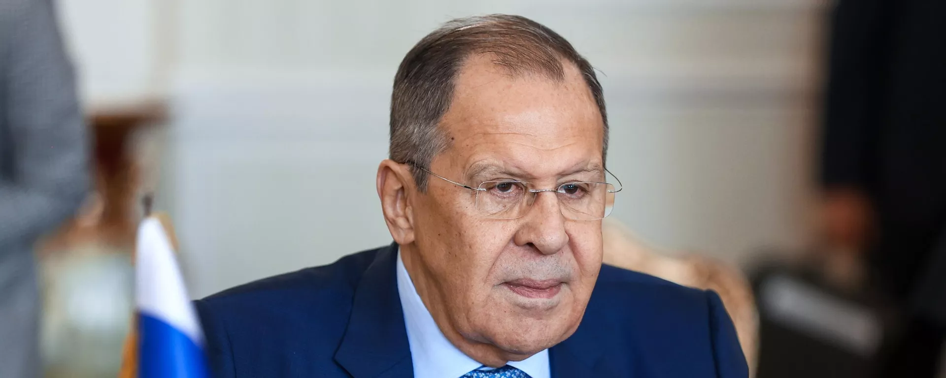 Serguéi Lavrov, el ministro ruso de Exteriores de Rusia, durante las negociaciones con su par iraní, Hossein Amir Abdollahian - Sputnik Mundo, 1920, 30.03.2023