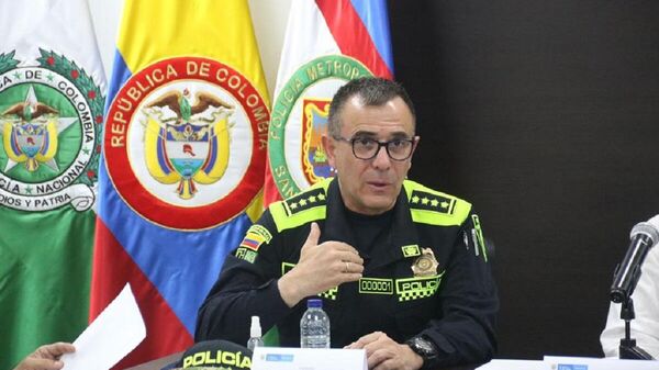 El director de la Policía de Colombia, general Jorge Luis Vargas Valencia - Sputnik Mundo