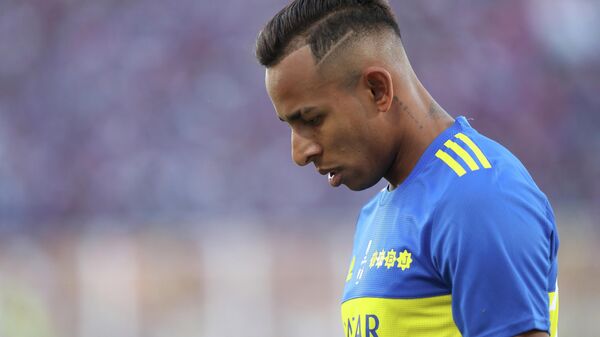 Sebastian Villa, futbolista profesional de Boca Juniors  - Sputnik Mundo