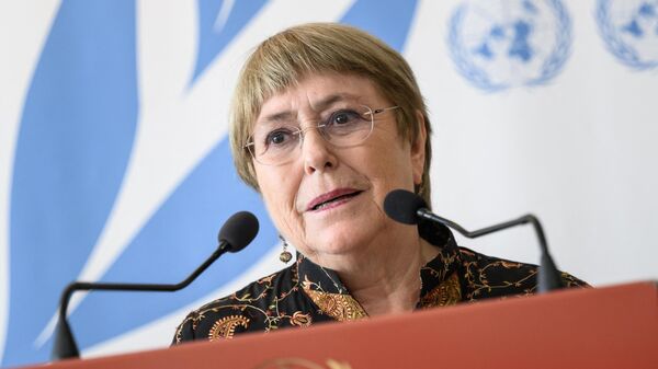 Michelle Bachelet, la alta comisionada de la ONU para los Derechos Humanos - Sputnik Mundo