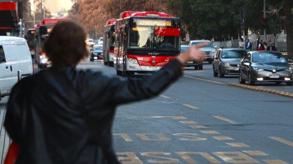 Transporte público de Santiago de Chile - Sputnik Mundo